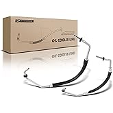 A-Premium Automatic Transmission Oil Cooler Line Hose Assembly Compatible with Dodge Grand Caravan 2008-2019 Chrysler Town & 