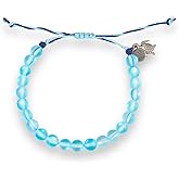 KoaKoa Moonlight Bead Sea Turtle Tracking Bracelet, helps save sea turtles, fully adjustable Men and Women