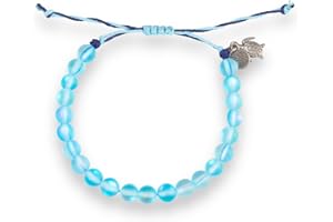 KoaKoa Moonlight Bead Sea Turtle Tracking Bracelet, helps save sea turtles, fully adjustable Men and Women