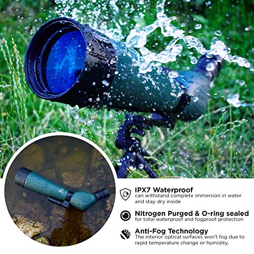5 Spotting+Scope+Tripod+20+60x80mm+Waterproof