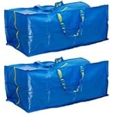 Ikea Frakta Storage Bag - Blue (2 PACK)