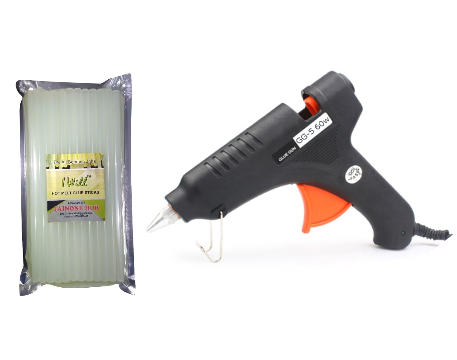 100W 100 WATT HOT MELT Glue Gun with ON 
