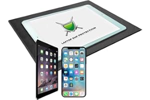 ALFREDX EMF Radiation Protection Pad for Ipad/Cell Phones EMF Radiation Protect & Heat Shield Nuclear Radiation Reduce - Anti Radiation Laptop Computer Pad & EMF Blocker Lap/pad Lapdesk 7.8’’ * 12’’