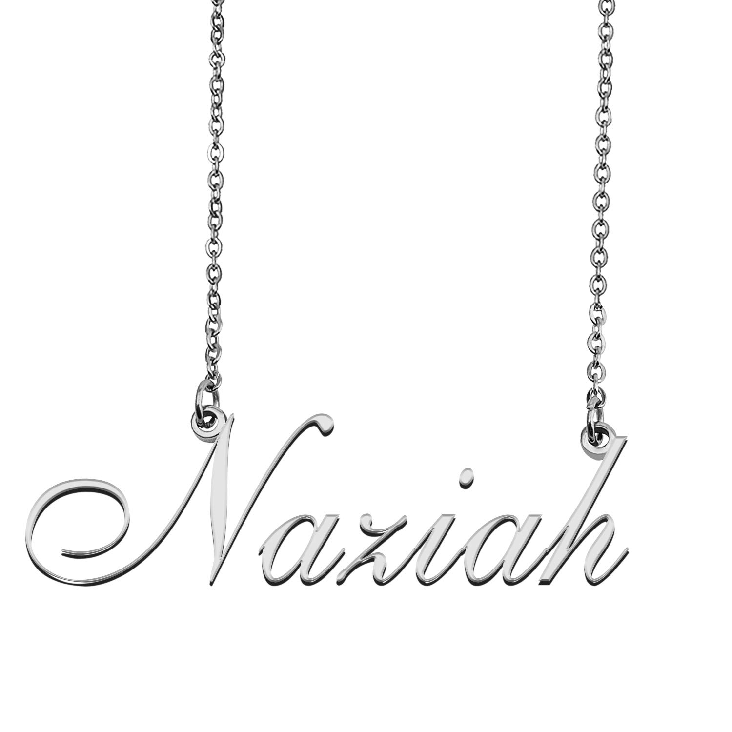 GR859C Personalized Mom Name Necklace Naziah