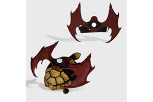 ENRICHOICE Turtle Leash,Tortoise Costume,Turtle Wings Pet Accessory Sweater for Turtle Funny Halloween Costumes Accessories(Dark Brown)