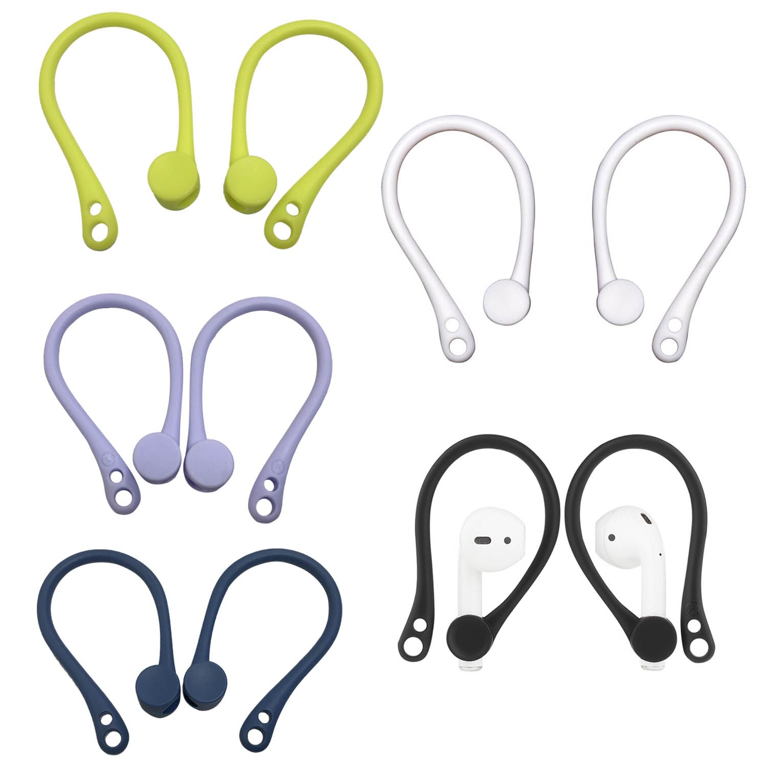 5 Pcs Anti-Lost TPU Earphone Hooks, Secure Bluetooth Headset Hooks for Running, Jogging, Cycling, and Office Use – Ideal for Sports Enthusiasts and Music Lovers