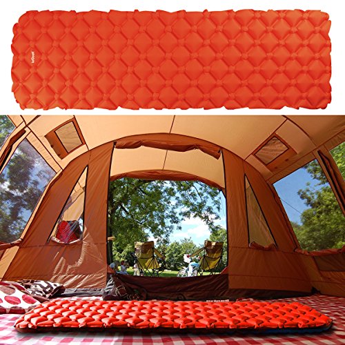 Sleeping Pad, ieGeek Lightweight Inflatable Camping Mat Self Inflating