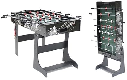 Carromco 05065 Kicker klappbar Rialto XT Spiel, 122 x 51 x 76 cm