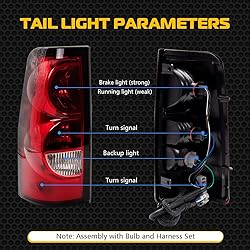 A ABIGAIL Rear Tail Lights Assembly Replacement for