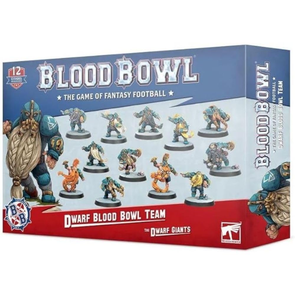Games Workshop Blood Bowl - Second Season: Dwarf Team, Black