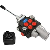 &lrm;JAHEZYAN Hydraulic Control Valve with Float, 2 Spool 11GPM Hydraulic Directional Valve for Log Splitters, Tractors Loaders