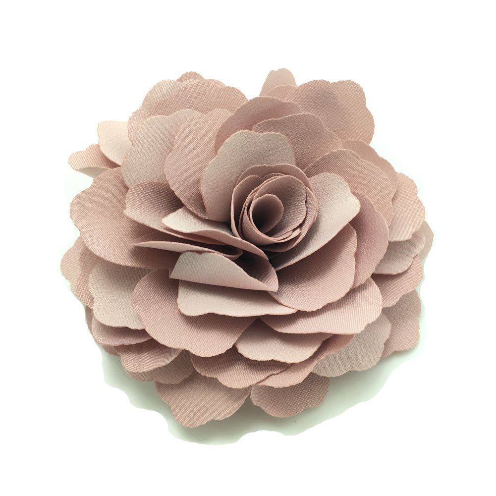 Meilliwish Camellias Flower Hair Clip and Brooch Pin (A74)(Pink)