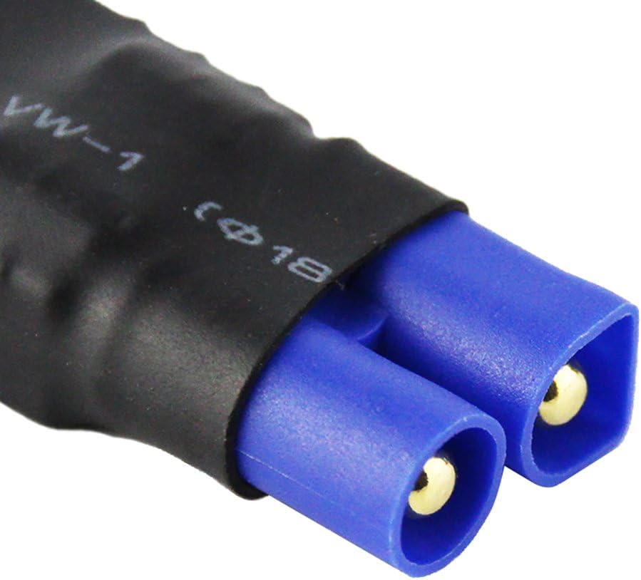 OliYin 3pcs/lot Male EC3 Losi to Female TRX Connector Adapter for Revo LiPO Battery(pack of 3), Small - Image 5