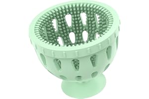 AIOYE Egg Washer for Fresh Eggs, Silicone Egg Cleaner for Fresh Eggs, Reusable Egg Scrubber for Fresh Eggs, Multifunctional Vegetable/Egg Brush, Simple and Convenient, Easy to Clean(1 Pack, Green)