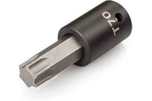 TEKTON 1/2 Inch Drive x T70 Torx Impact Bit Socket | SIB24270