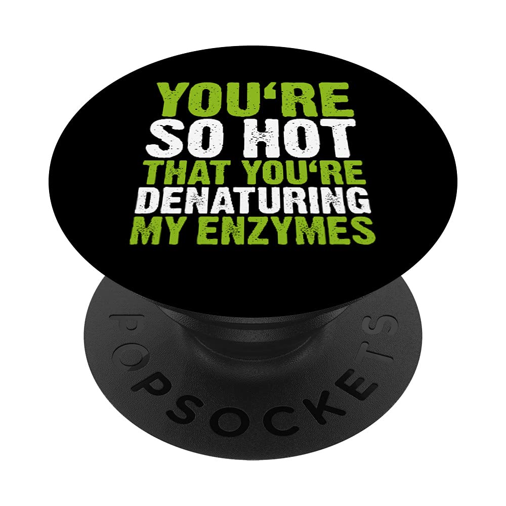 Biochemist Denaturing Enzymes Biology Biologist Biochemistry PopSockets Swappable PopGrip
