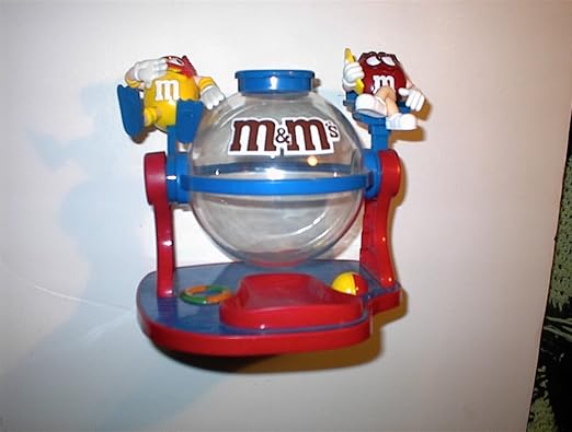 Amazon Com M M Rotating Ball Candy Dispenser With Beach Motif Kitchen Dining