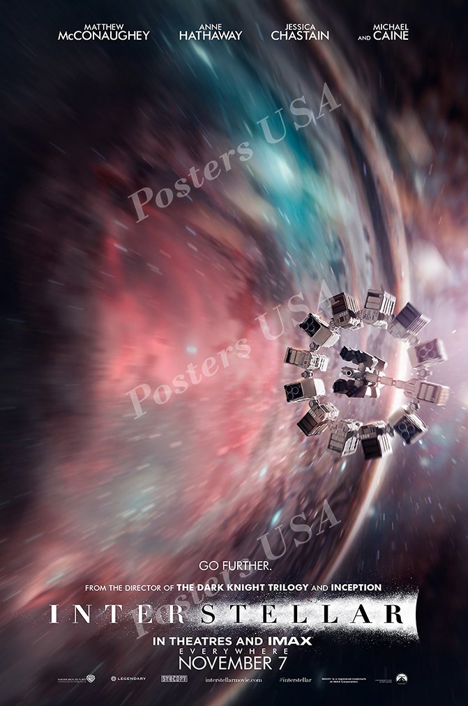 Posters USA - Interstellar Movie Poster GLOSSY FINISH) - MOV169 (24" x 36" (61cm x 91.5cm))