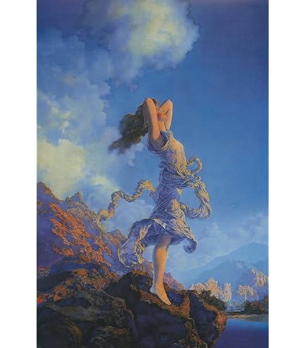 Amazon.com: Daybreak - Vintage Art Nouveau Poster by Maxfield