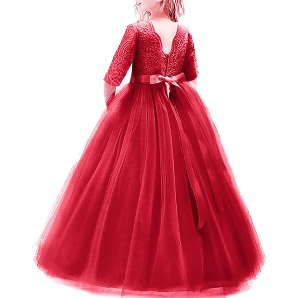 VeraQueen Girl's Off-Shoulder Beaded Pageant Dress - Turquoise Princess Ball Gown With Cap Sleeves