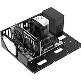 PC Test Bench, Open Air PC Case, ATX Open Frame Computer Chassis, DIY Techbench PC Case for EATX ATX MATX ITX