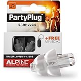 Alpine PartyPlug Music Ear Plugs – Noise Reduction Ear Plugs for Concerts, Parties and Festivals - Hypoallergenic Reusable Mu