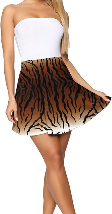 warehouse tiger print skater dress