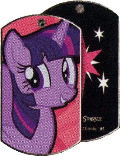 2013 MY LITTLE PONY DOG TAGS - #1 - Twilight Sparkle