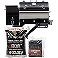 recteq Pellet Grill - Road Warrior 340 + Grilling Basics Bundle, Portable Electric Pellet Smoker Grill, BBQ, Wood Pellets, Sear, Smoke, and More