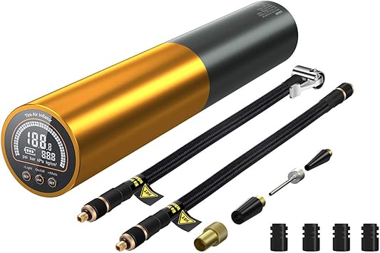 Amazon Autder 電動空気入れ 自転車 空気入れ 電動 エアコンプレッサー バイク空気入れ 3000mah コードレス タイヤインフレーター ミニエアコンプレッサー ポータブルエアコンプレッサー 電動ポンプ 小型 自転車 空気入れ 電動 家庭用 自動車 バイク オートバイ ボール