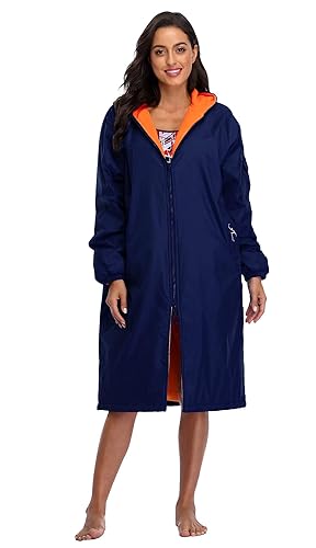 Adoretex New Unisex Athletic Waterproof Swim Parka, Warm Fleece