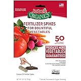 Jobe's 06028 Release Vegetables, Herbs and Tomato Plan Organics Vegetable & Tomato Fertilizer Spikes, 2-7-4 Time Relea, 50, B