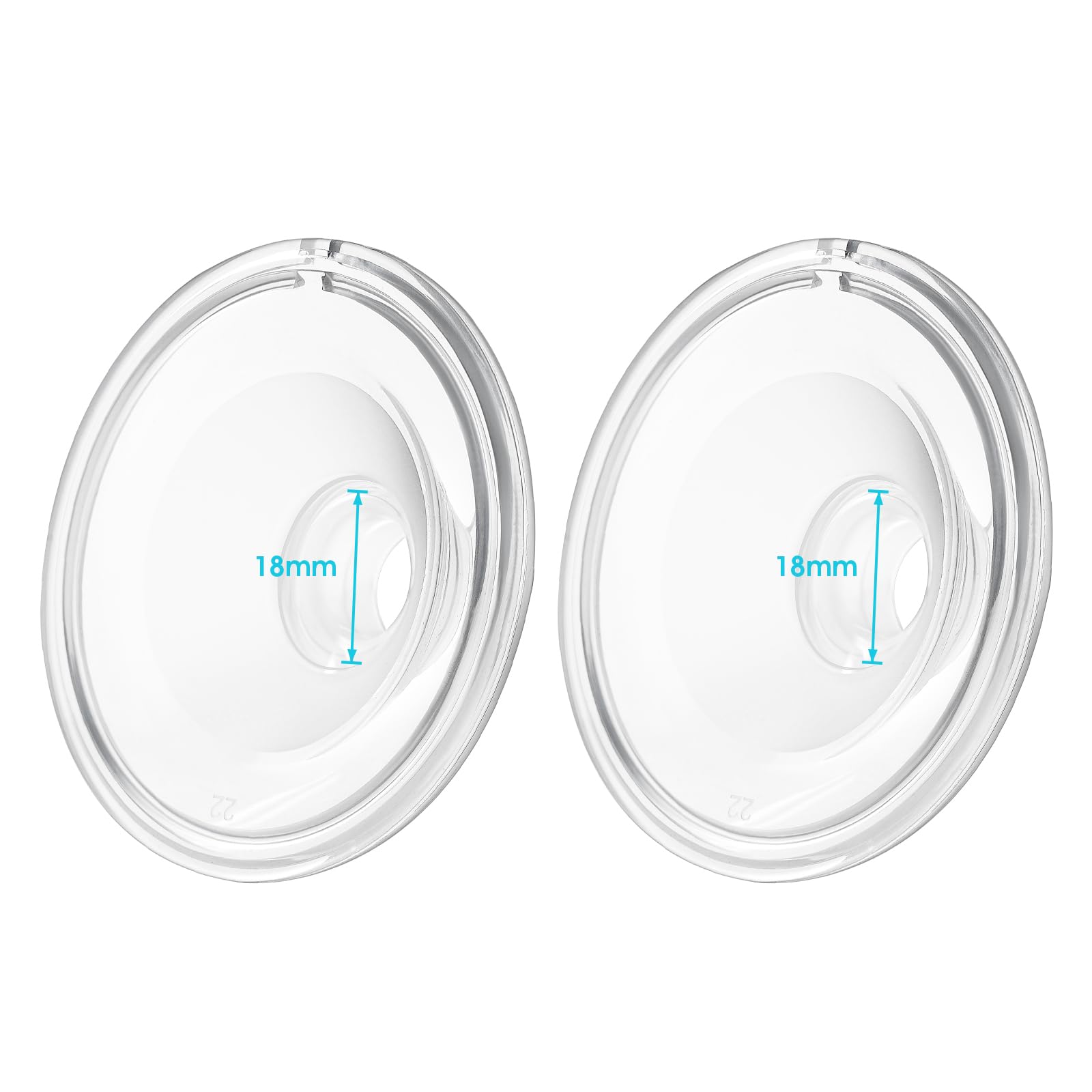 Photo 1 of Belmikal Silicone 18mm Flange Compatible with Momcozy/Tsrete/Kmaier Wearable Breast Pump,Shield/18mm Flange Insert Replacement, Use with Wearable S9|S10|S12|S9 Pro|s12 Pro Pump Parts/Accessories