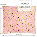 Pink Throw Blanket, Adorable Soft Large Fluffy Lightweight Blanket for Girls and Boys, Toddlers Kids Teens and Young Adults (50in x 60in)