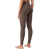 YEOREO Women's Workout Gym Leggings Julissa Hidden Scrunch Butt Sculpting Compression Mid Rise V Back Yoga Leggings 26"