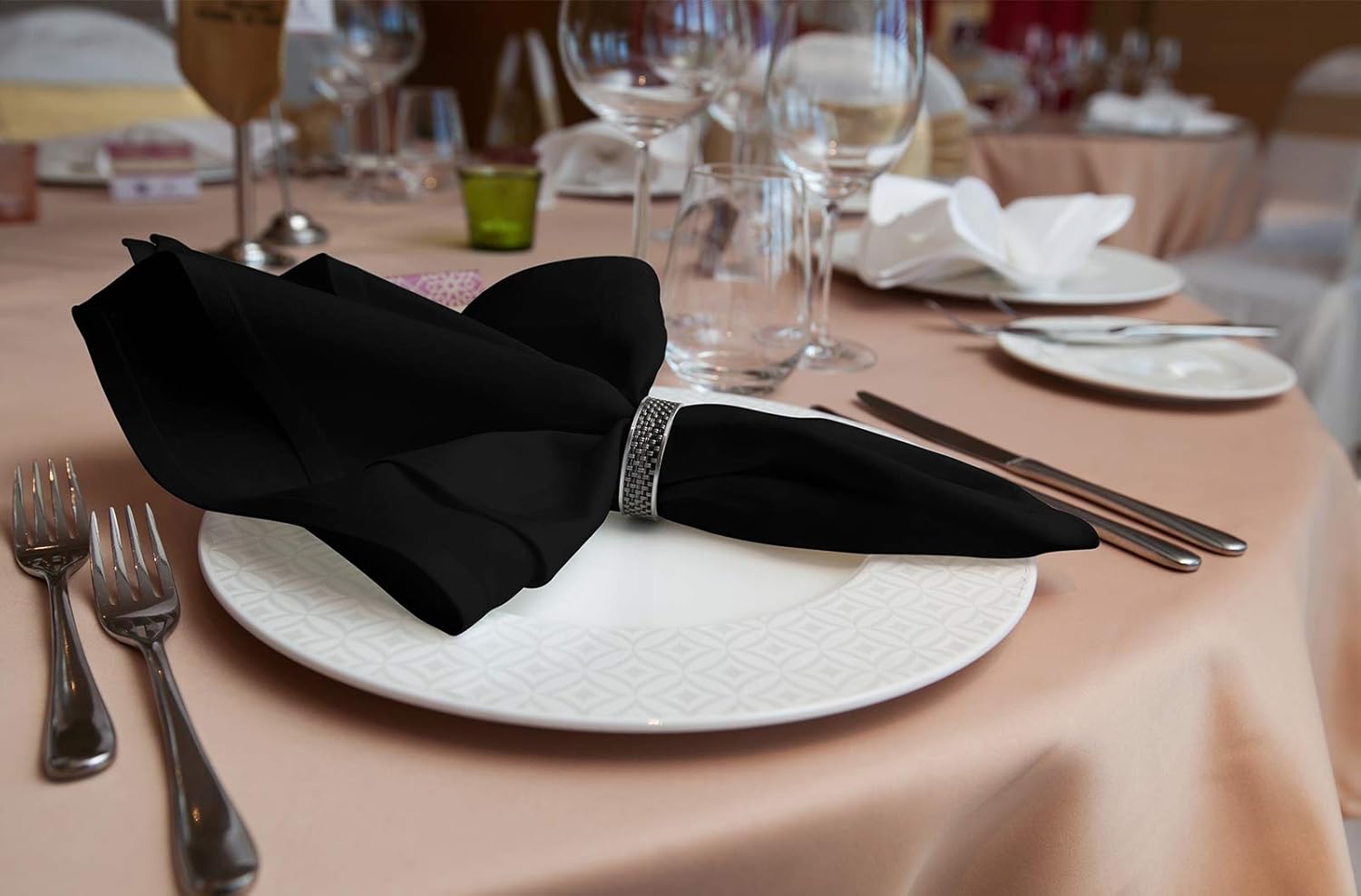 Utopia Home Restaurant Cloth Napkins 17 x 17 Inch Pack of 24 Red Linen