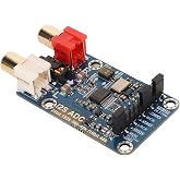I2S ADC AudioCard Module, Lossless Digital Audio I2S ADC Decoder, Master Slave Mode Development Board