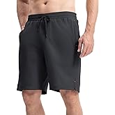TBMPOY Men's Swim Trunks 9" Quick Dry Board Shorts Mesh Lining Bathing Suit Swimming Beach Swimwear Zipper Pockets
