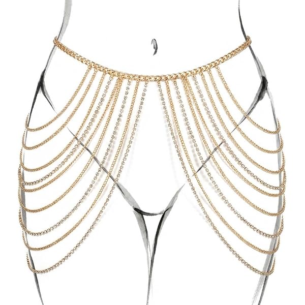 Amazon.com: Newfancy Women Sparkle Rhinestone Skirt Body  display picture 1