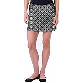 Tranquility by Colorado Clothing Women's Everyday Casual Skirt | Gym/Golf/Tennis/Activewear/Athletic Short Skort (Rhombi Black, XX-Large)