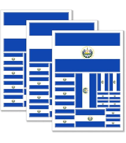 3-Pack Guatemala Flag Reflective Decal - 12x8.5 Inch Vinyl Car Sticker, Waterproof & Fade Resistant