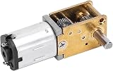 Hyuduo DC Gear Motor 6V 70RPM Mini Brushed Worm Gear Motor for Robotics Arduino view 9