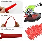 DHinkyoung 50 Pcs Plastic Grass Trimmer Blades Compatible with Terratek 18V/20V view 3