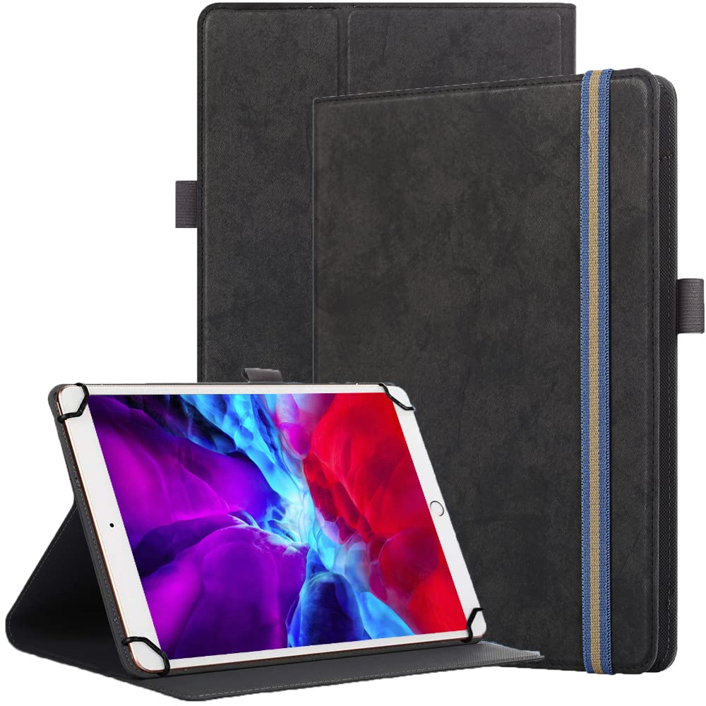 SINSO Universal Case for All 9-11 Inch Tablet, 9",9.7",10.1",10.2",10.5",10.9",11" Tablet Case, Lightweight Protective Cover with Stand/Pen Holder for iPad/Samsung/Lenovo/Fire HD/Fire Max, Black โ image 1