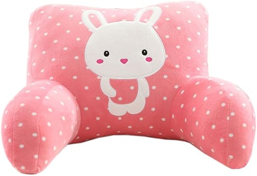 Amazon Com Mlotus Pink Rabbit Backrest Pillow Lounger Cute Kids