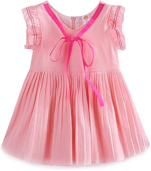 girls pink sundress