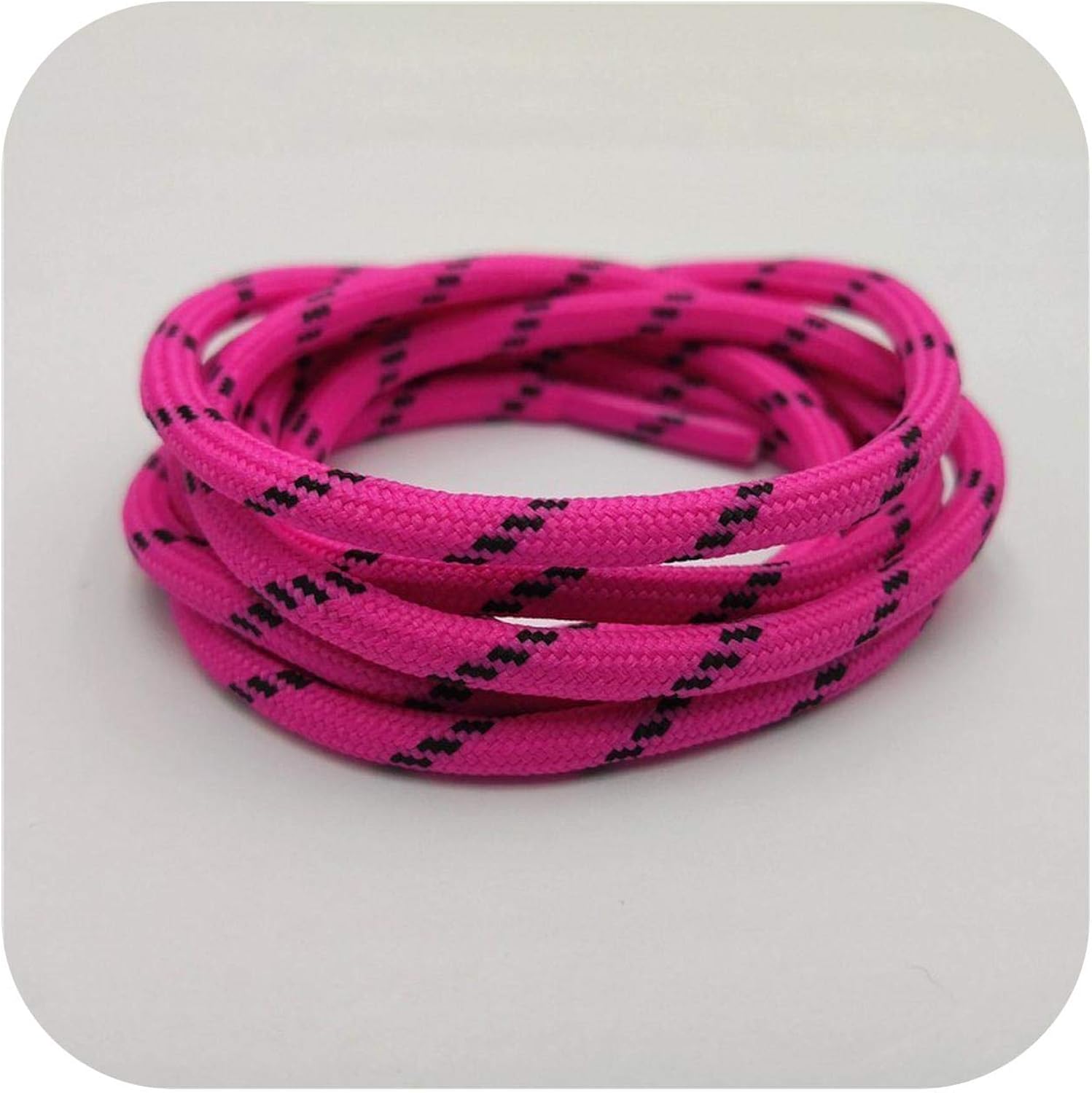 Doublesweet Outdoor Round Rope Hiking Shoes Laces Striped Wear