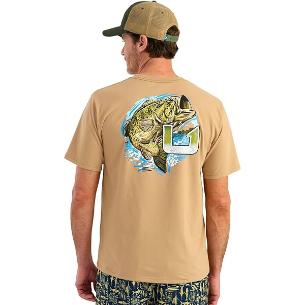 T-shirt Heybo Outdoors – Homme – XL – Bleu – Manches Courtes – Chasse/pêche – Occasion