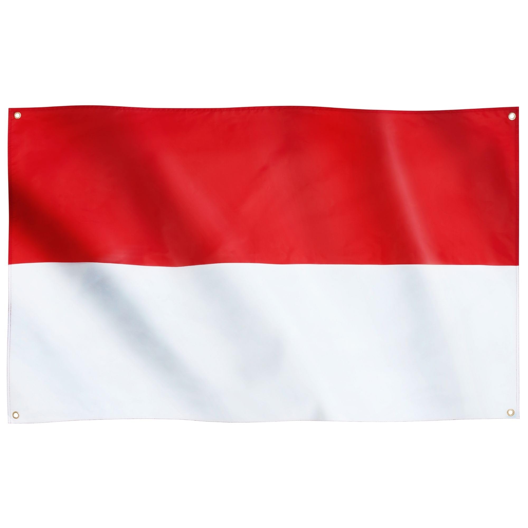 Runesol Indonesia Flag, 91x152cm, 3ft x 5ft, 4 Grommets, Eyelet In Every Corner, Isra and Mi’raj, Lunar New Year, Imlek, Indonesian Flag, Sang Saka Merah-Putih, Bendera Merah-Putih, Premium Flags — image 1