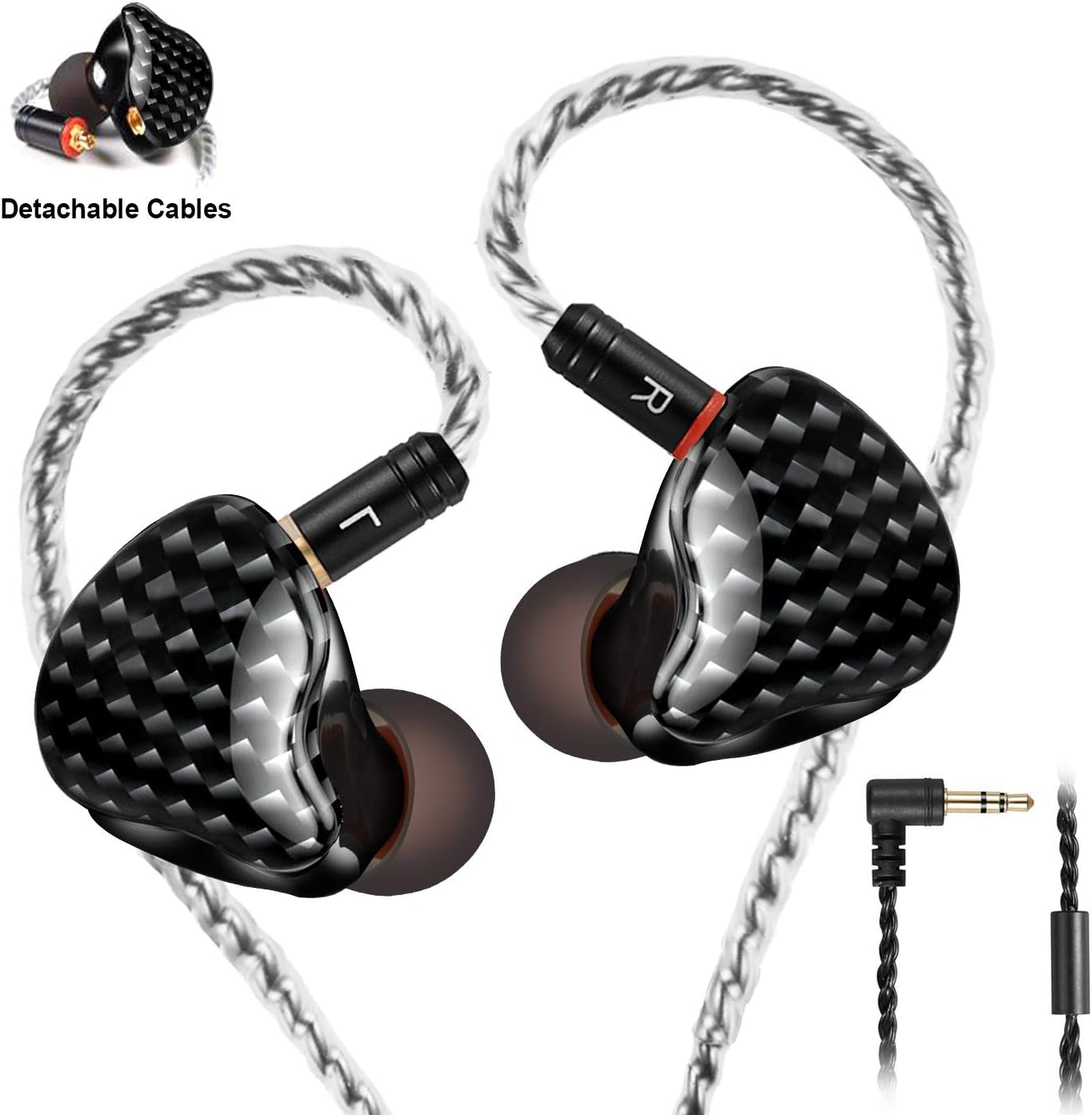 In Ear Monitors Headphone in Ear Earbuds Wired Earphone Amazon.co.uk